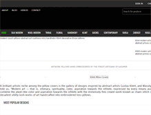 Tablet Screenshot of kashmirpillows.com
